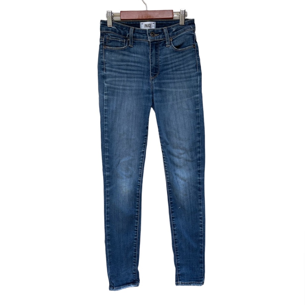 PAIGE HOXTON ANKLE JEANS Color Blue Size 25